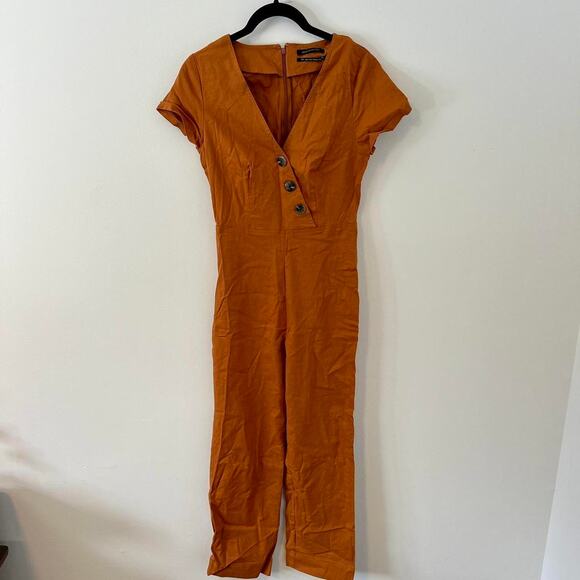 UO 70s linen jumpsuit - Picture 4 of 7